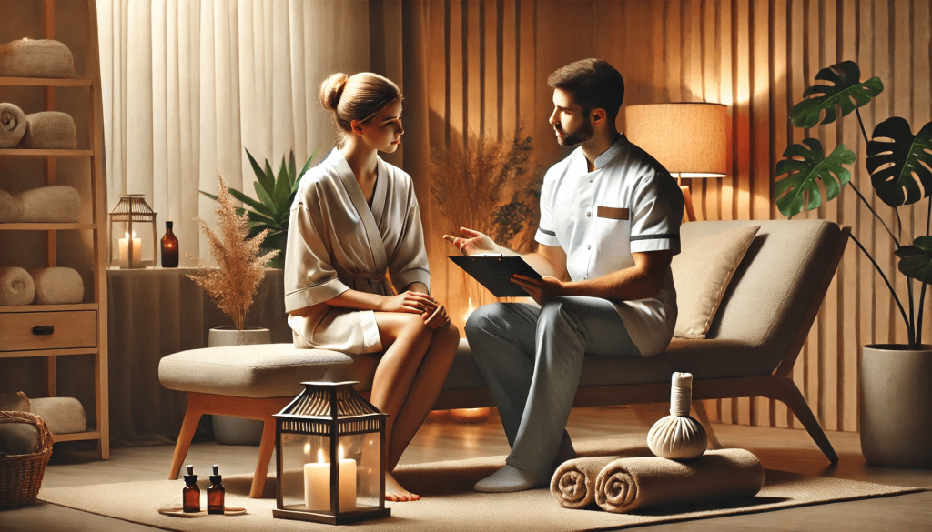 마사지 전문가 상담